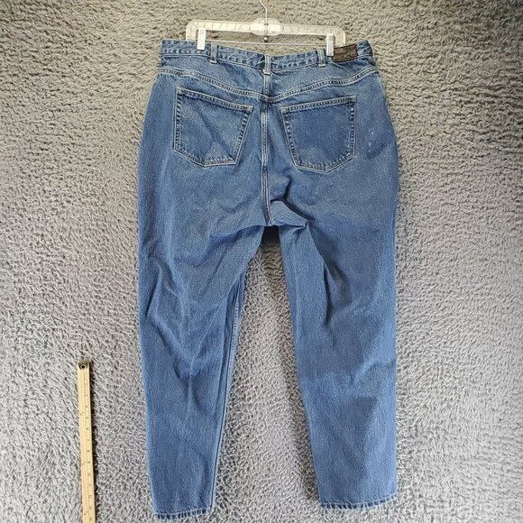 Lands End Jeans Womens Size 18W Blue Vintage Classic Fit Cotton Denim *Read* - Picture 12 of 13